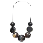 Black Plastic Marni Necklace