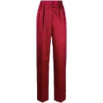 Red Cotton Jean Paul Gaultier Pants