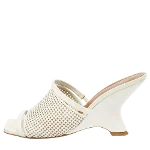 White Leather Malone Souliers Sandals