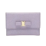 Purple Leather Salvatore Ferragamo Wallet