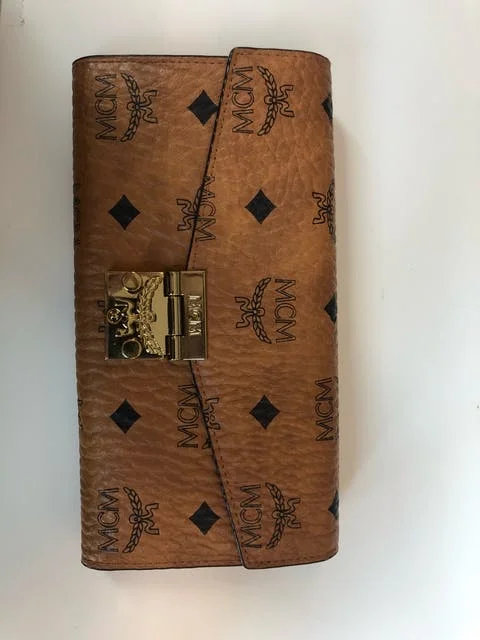 Brown Leather MCM Wallet