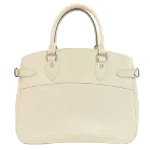 White Leather Louis Vuitton Passy