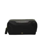 Black Leather Anya Hindmarch Pouch