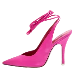 Pink Satin The Attico Heels