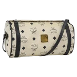 White Leather MCM Crossbody Bag