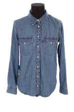 Blue Cotton Levi's Shirt