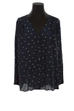 Blue Silk Des petits hauts Top