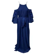 Blue Polyester Halston Heritage Dress