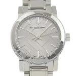 Silver Metal Burberry Watch