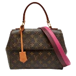 Brown Canvas Louis Vuitton Cluny