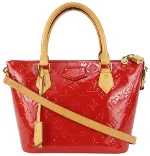Red Leather Louis Vuitton Montebello