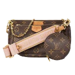 Brown Canvas Louis Vuitton Pochette Accessoires