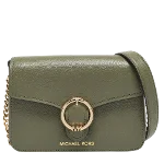 Green Leather Michael Kors Shoulder Bag