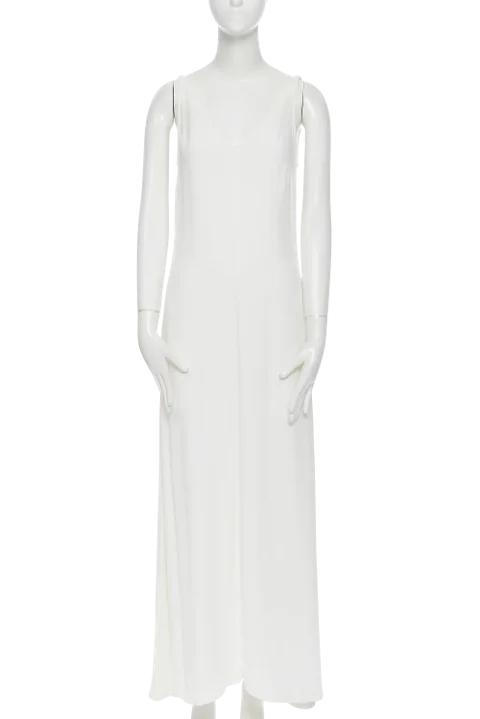 White Viscose Staud Dress