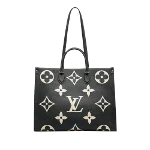 Black Leather Louis Vuitton Onthego