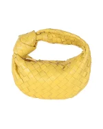 Yellow Leather Bottega Veneta Handbag