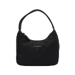 Black Canvas Prada Handbag