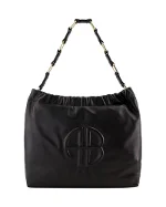 Black Leather Anine Bing Bag