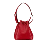 Red Leather Louis Vuitton Petit Noe