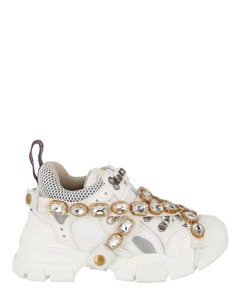 White Leather Gucci Sneakers