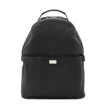 Black Leather Fendi Backpack