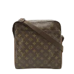 Brown Canvas Louis Vuitton Beaubourg