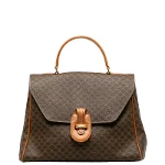 Brown Canvas Celine Handbag