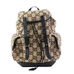 Beige Wool Gucci Backpack