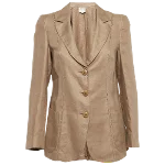 Brown Fabric Armani Collezioni Blazer