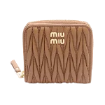 Brown Leather Miu Miu Wallet