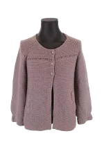 Purple Cotton Des petits hauts Cardigan