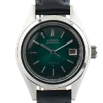 Green Leather Seiko Watch