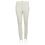 White Fabric Moncler Pants