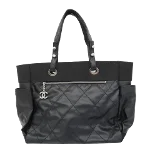 Black Canvas Chanel Paris Biarritz