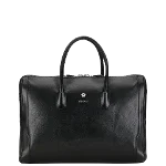 Black Leather Versace Handbag