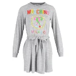 Grey Cotton Moschino Sweater