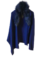 Blue Wool Yves Salomon Jacket