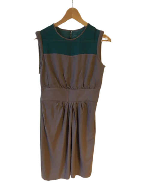 Brown Fabric Valentino Dress