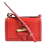 Red Leather Loewe Shopper