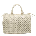 Beige Canvas Louis Vuitton Speedy