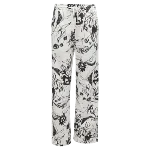 White Cotton Dries Van Noten Pants