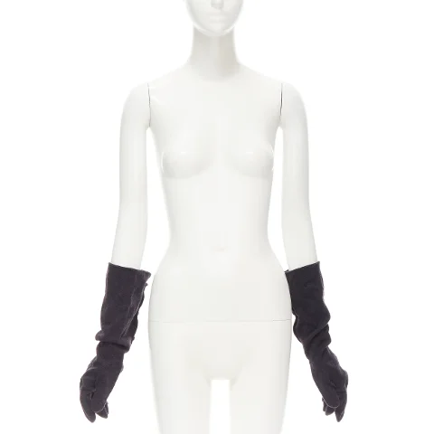Grey Wool Comme Des Garçons Gloves