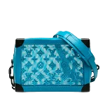 Blue Fabric Louis Vuitton Crossbody Bag