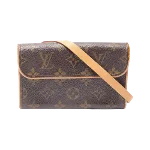 Brown Canvas Louis Vuitton Florentine Pochette