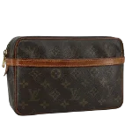 Brown Canvas Louis Vuitton Compiegne