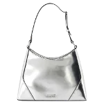 Metallic Leather Staud Shoulder Bag