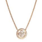 Metallic Rose Gold Louis Vuitton Necklace