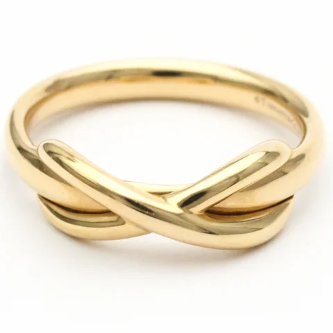 Gold Rose Gold Tiffany Ring