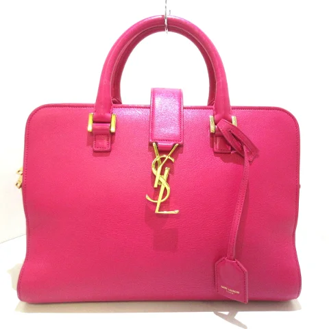 Pink Leather Saint Laurent Handbag