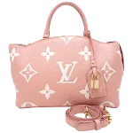 Pink Leather Louis Vuitton Petit Palais